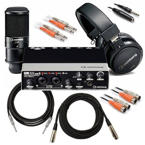 Steinberg UR22 MKII Recording Pack CABLE KIT