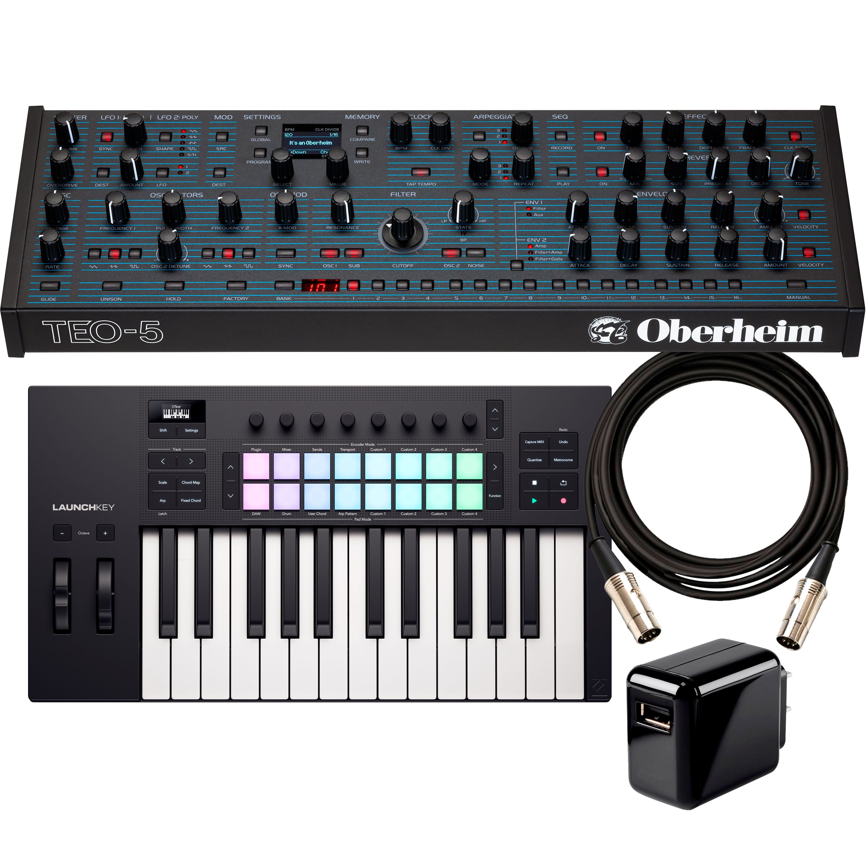 Oberheim TEO-5 Desktop Module 5-Voice Polyphonic Synthesizer