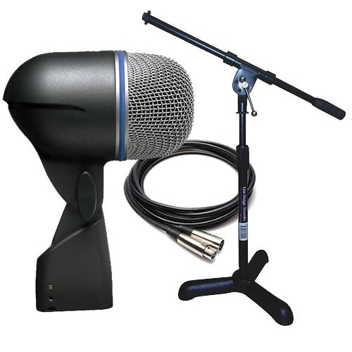 Shure Beta 52A Dynamic Kick Drum & Bass Amp Microphone PERFORMER PAK