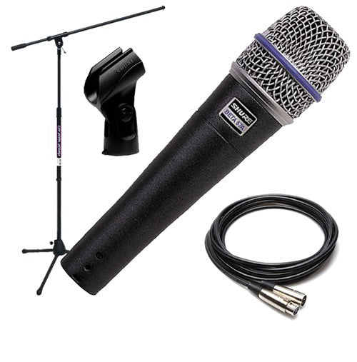 Shure Beta 57A Dynamic Instrument Microphone PERFORMER PAK – Kraft Music
