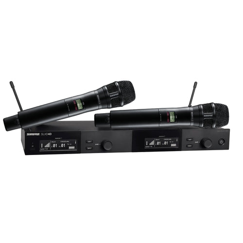 Shure SLX-D Dual Wireless System with Nexadyne 8/S Handheld Transmitters