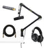 Collage image of the Shure SM7B Dynamic Vocal Microphone PODCAST PAK