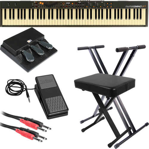 Collage image of the Studiologic Numa Compact X SE STAGE RIG