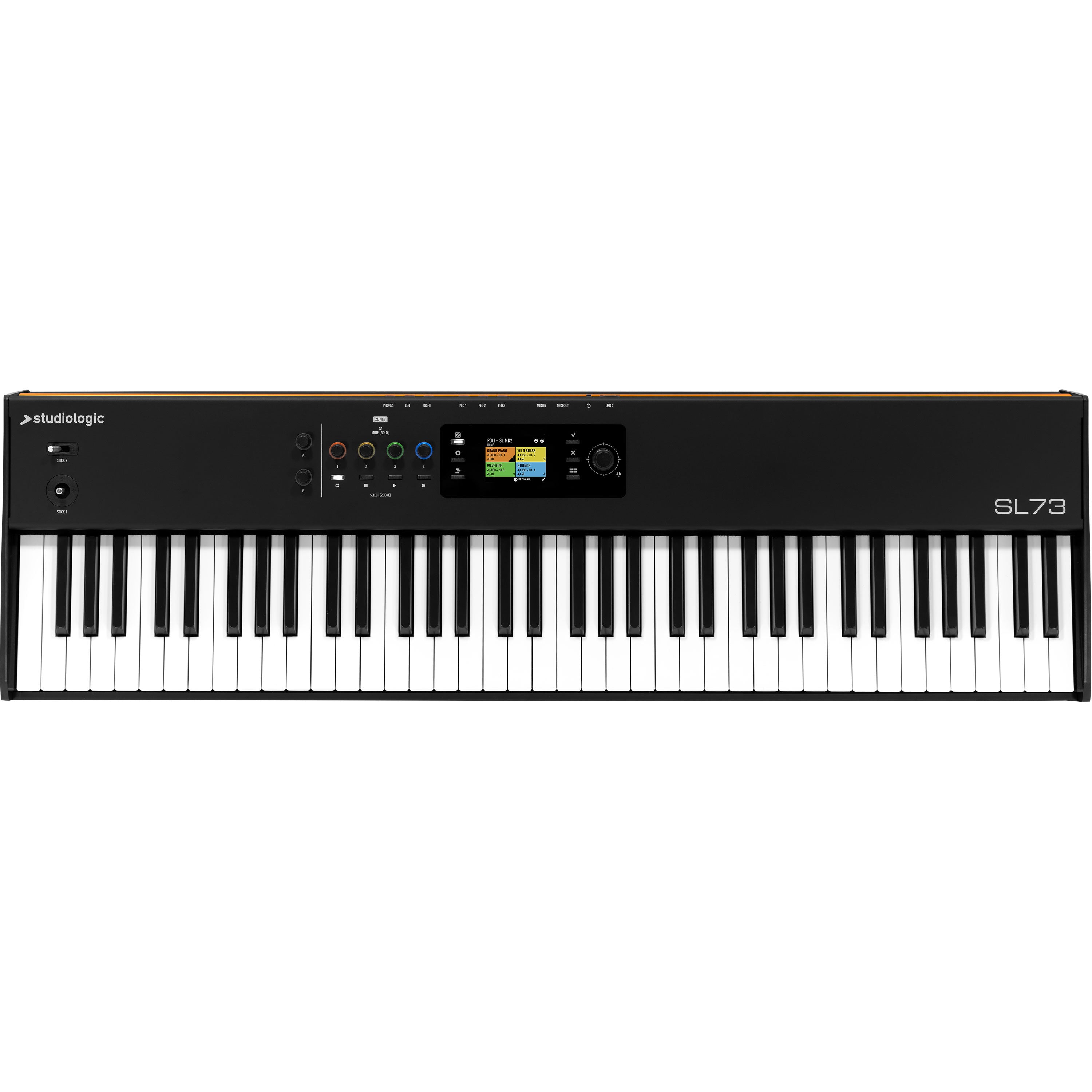 Studiologic SL73 Mk2 MIDI Keyboard Controller View 1
