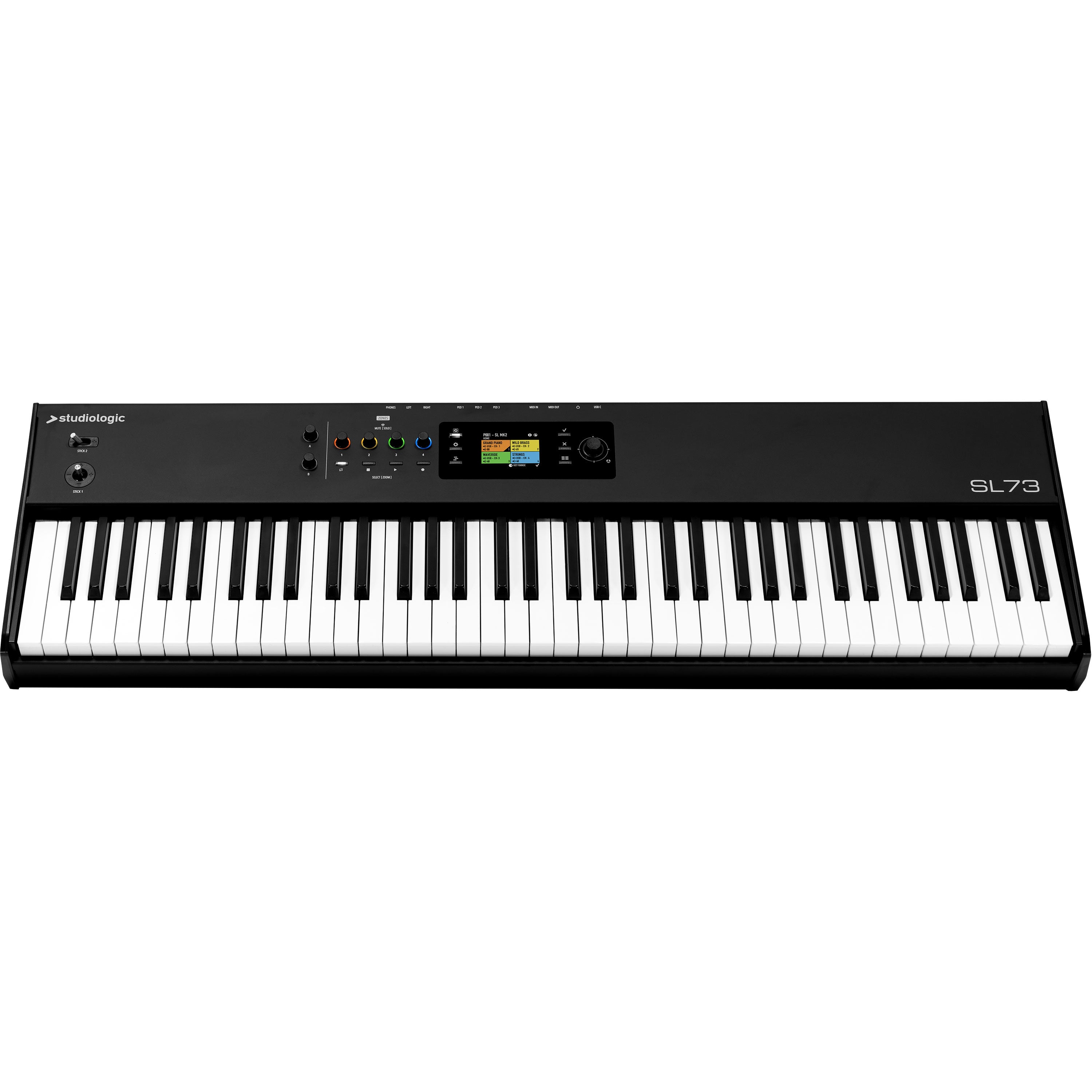Studiologic SL73 Mk2 MIDI Keyboard Controller View 3