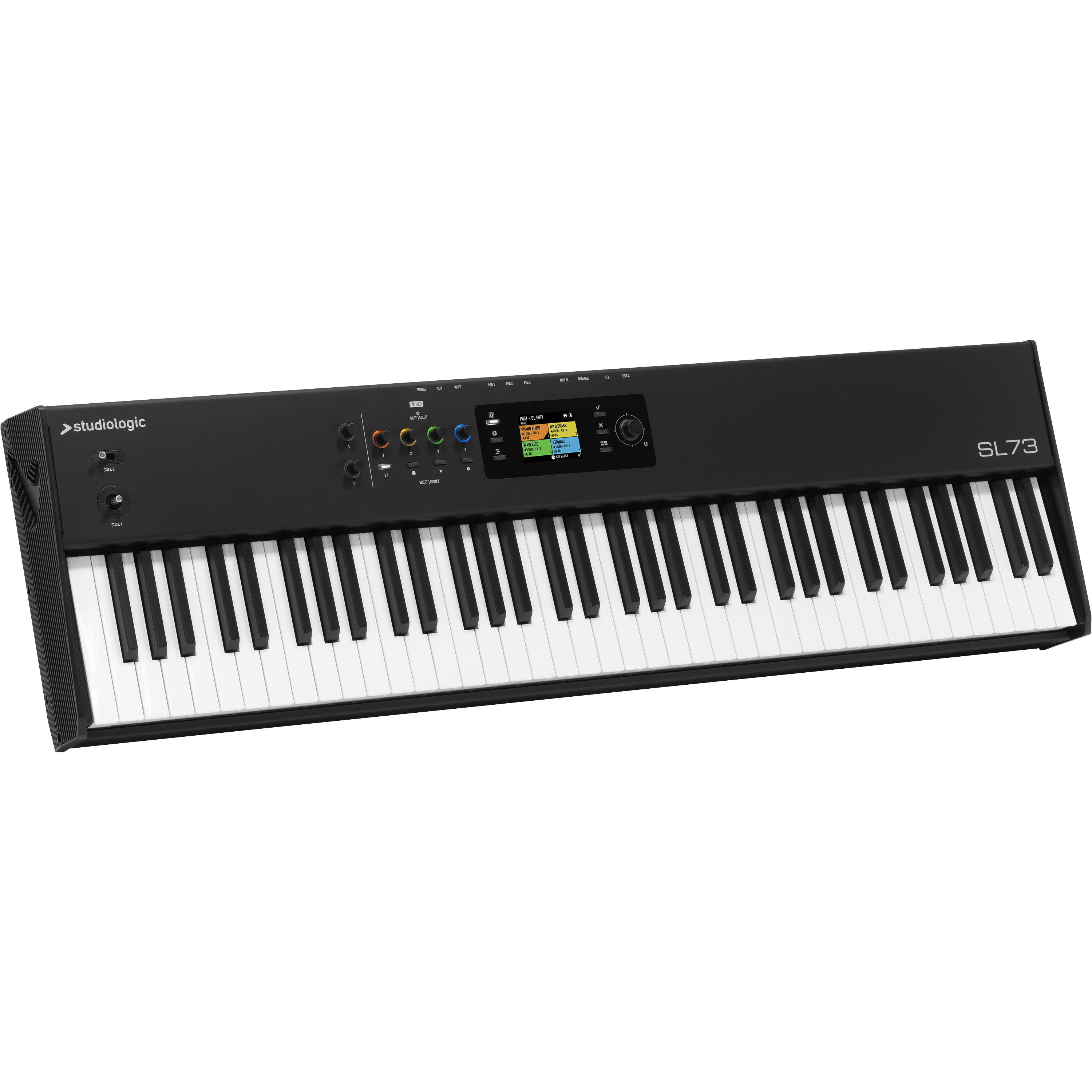 Studiologic SL73 Mk2 MIDI Keyboard Controller View 5