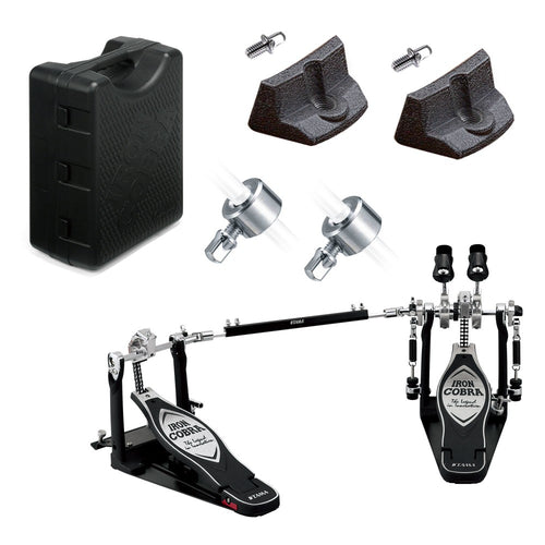 TAMA HP900PWN Iron Cobra Double Bass Drum Pedal BONUS PAK