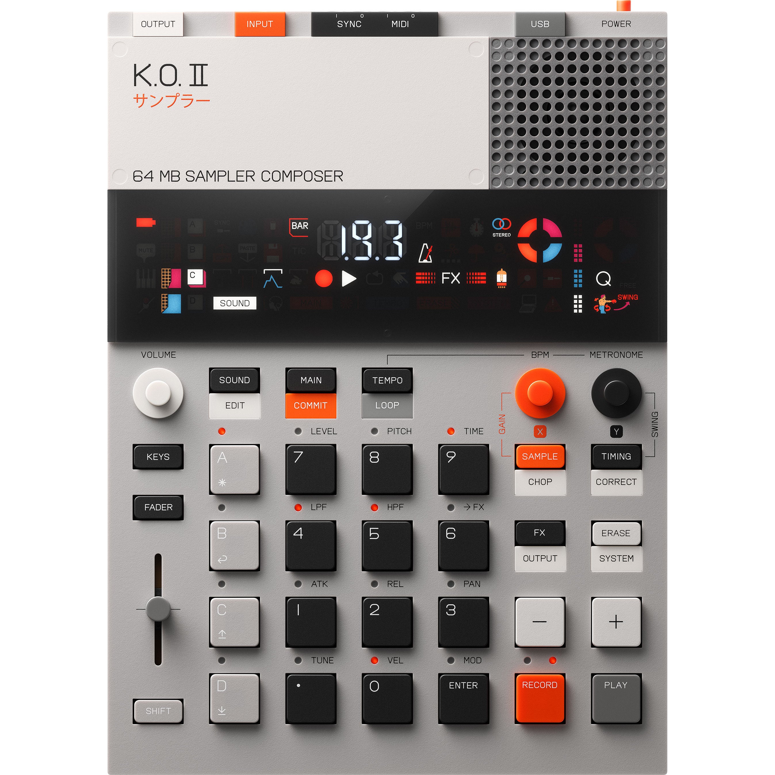 Teenage Engineering EP–133 K.O. II Sampler & Composer