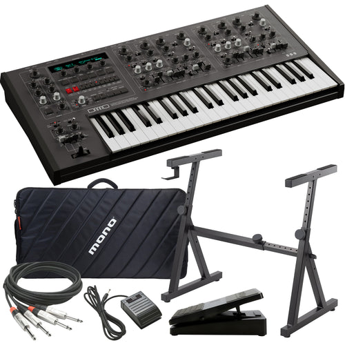 UDO Audio DMNO 8-Voice Polyphonic Keyboard Synthesizer - Black STAGE RIG
