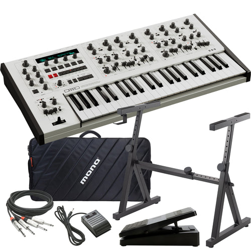 UDO Audio DMNO 8-Voice Polyphonic Keyboard Synthesizer - White STAGE RIG