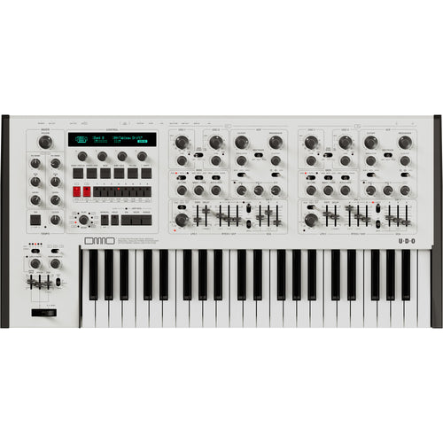 UDO Audio DMNO 8-Voice Polyphonic Keyboard Synthesizer - White View 1