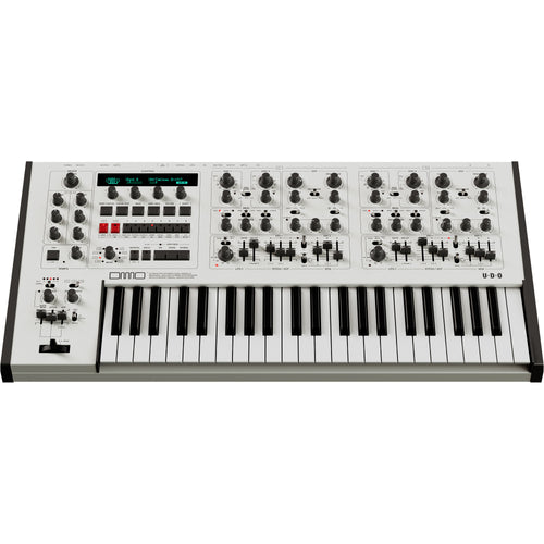 UDO Audio DMNO 8-Voice Polyphonic Keyboard Synthesizer - White View 3