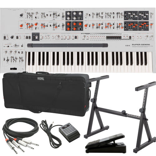 UDO Audio Super Gemini 20-Voice Bi-Timbral Keyboard Synthesizer STAGE RIG