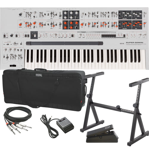 UDO Audio Super Gemini 20-Voice Bi-Timbral Keyboard Synthesizer STAGE RIG