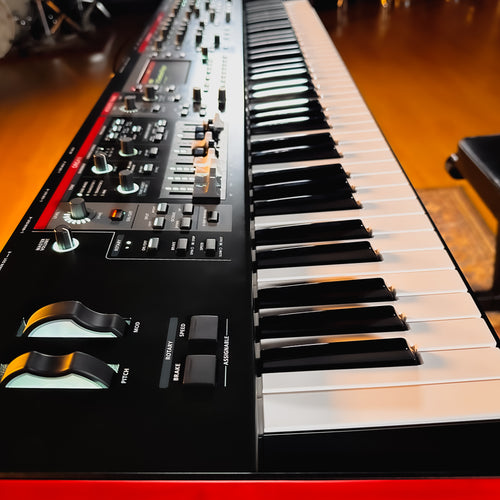 Side view of the Roland V-Stage 76 Stage Piano