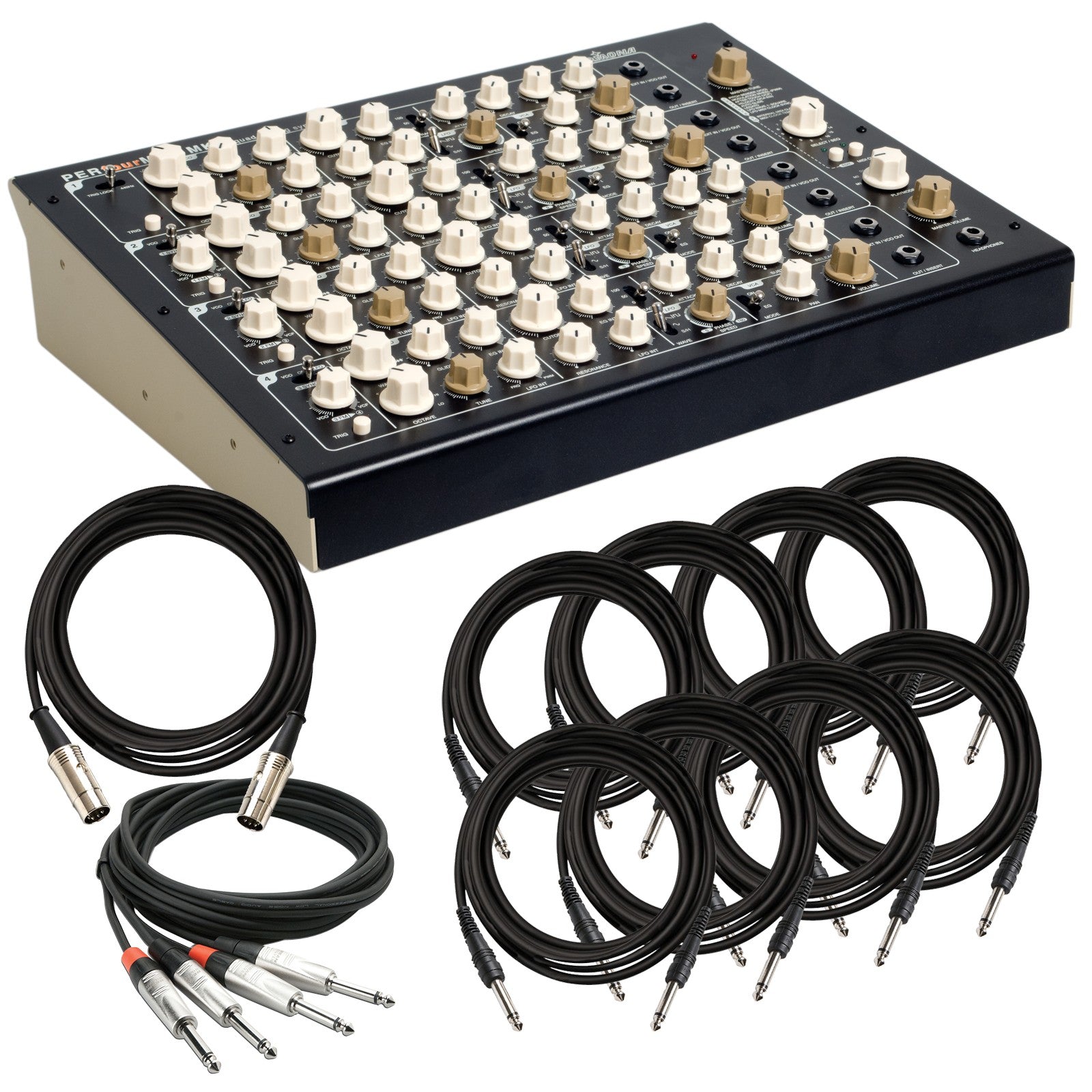 Vermona PERfourMER MKII CV/Gate Quad Analog Synthesizer CONTROL VOLTAGE KIT 2