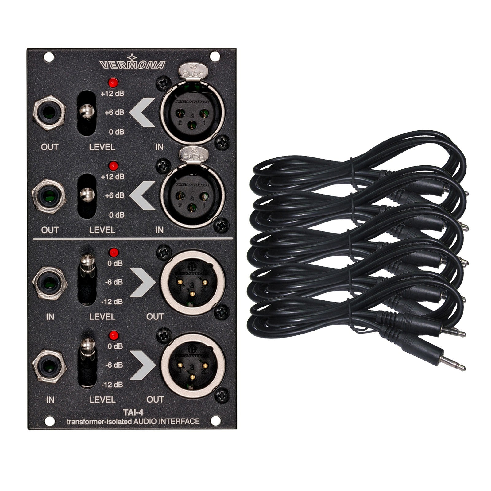 Vermona TAI-4 Transformer-Iso Audio Interface Eurorack Module