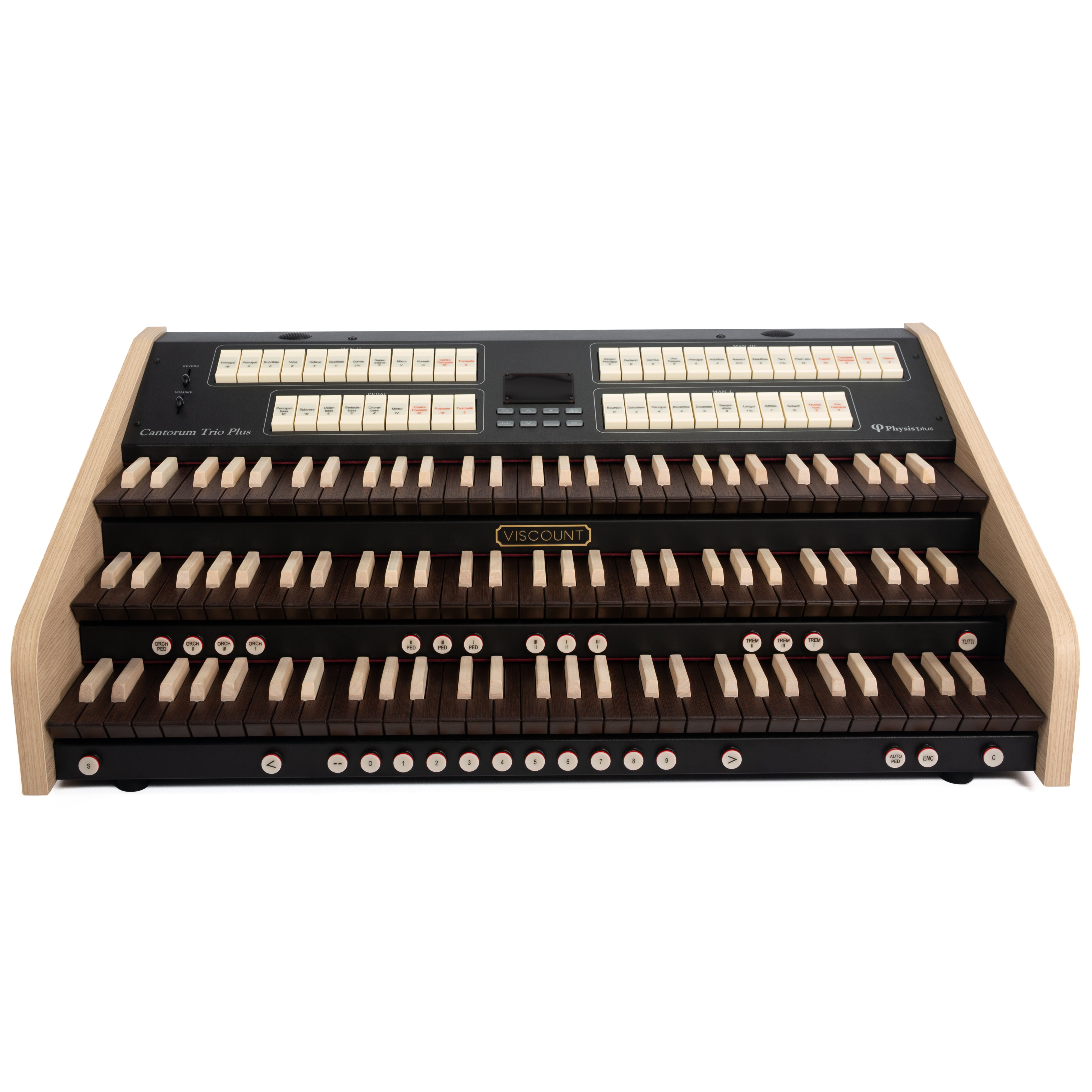 Viscount Cantorum Trio Plus Wood Keys 3 Manual Portable Organ - View 2
