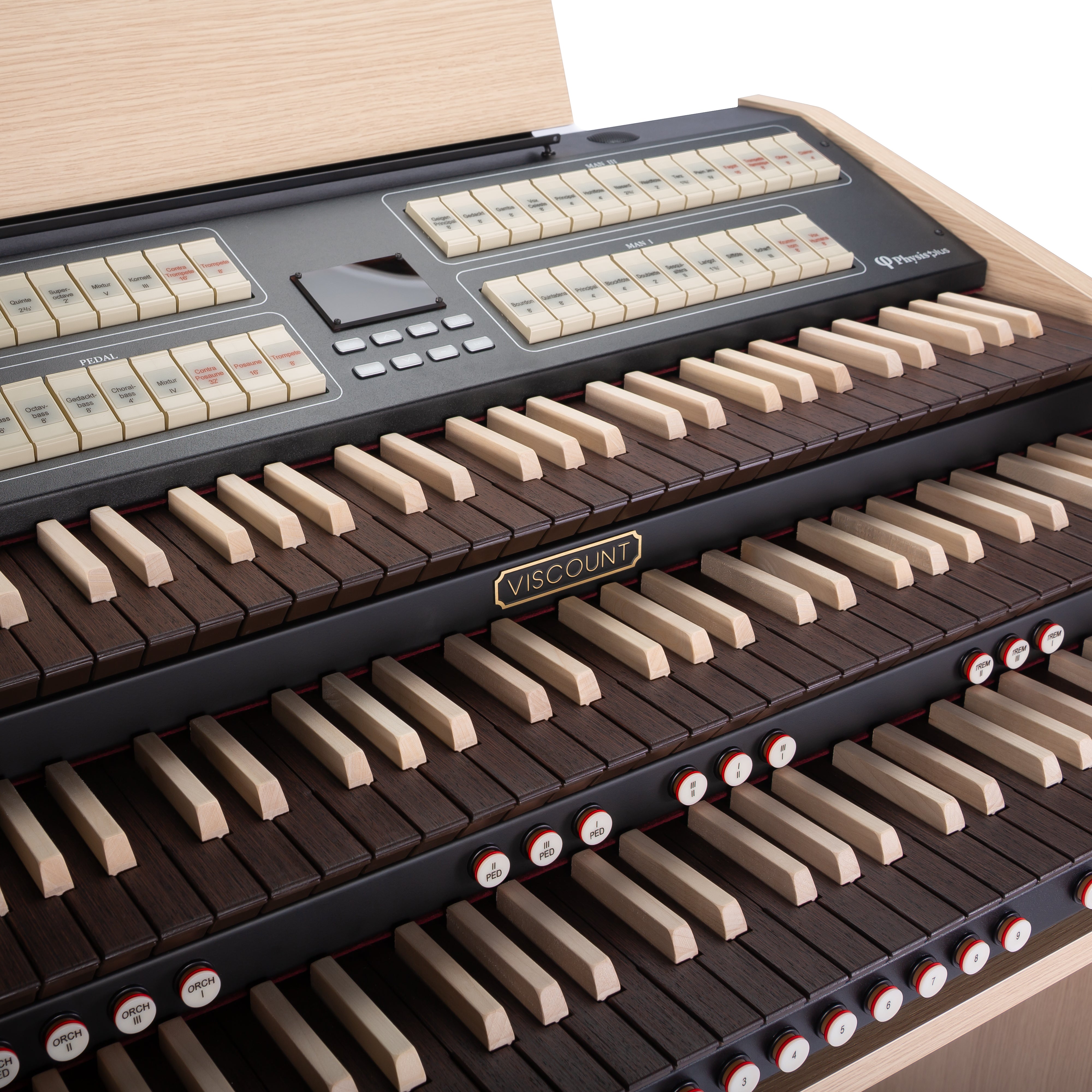 Viscount Cantorum Trio Plus Wood Keys 3 Manual Portable Organ - View 3
