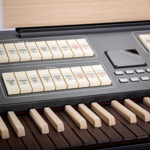Viscount Cantorum Trio Plus Wood Keys 3 Manual Portable Organ - Close up - View 3
