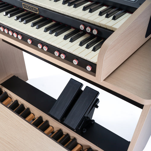 Viscount Cantorum Duo Plus 2 Manual Portable Organ W/ STAND, PEDALS, AND BENCH - View 3