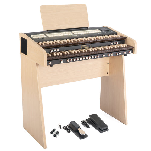 Viscount Cantorum Duo Plus 2 Manual Portable Organ - Wood Keys W/ STAND - View 1