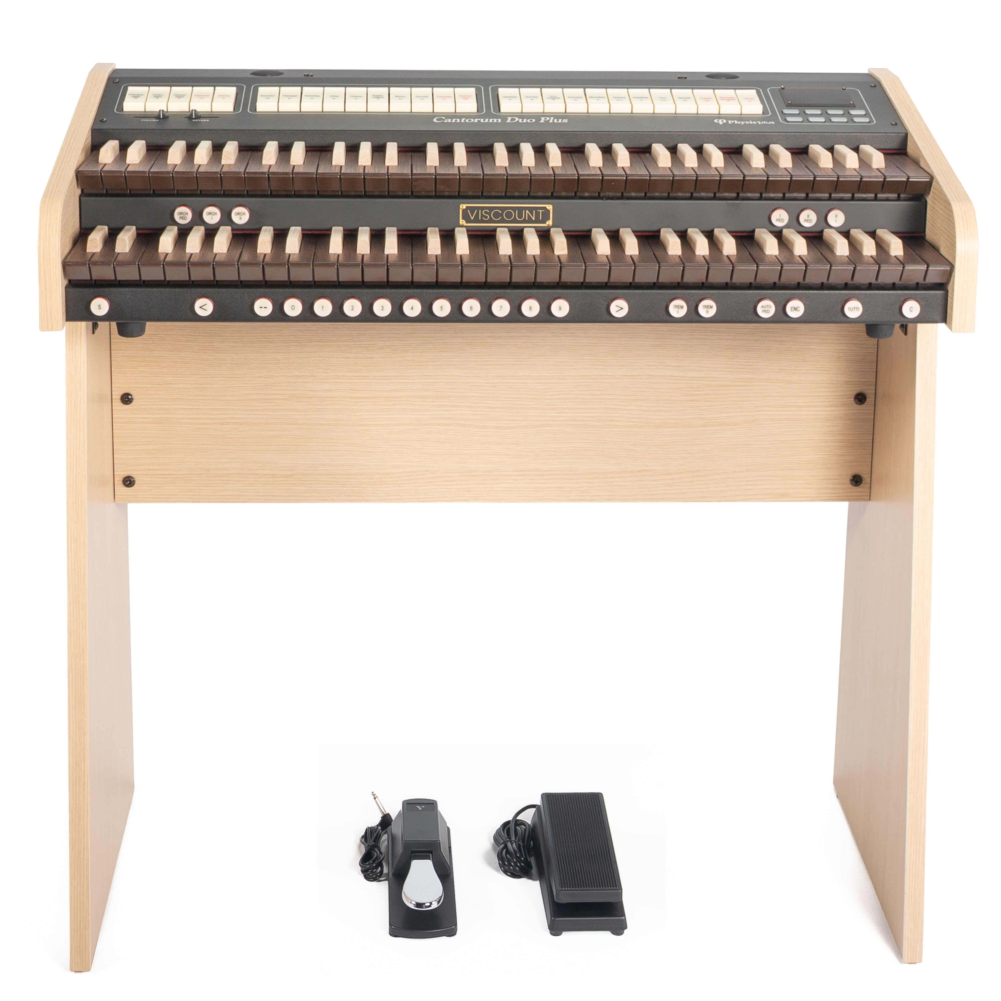 Viscount Cantorum Duo Plus Two Manual Portable Organ - Wood Keys W
