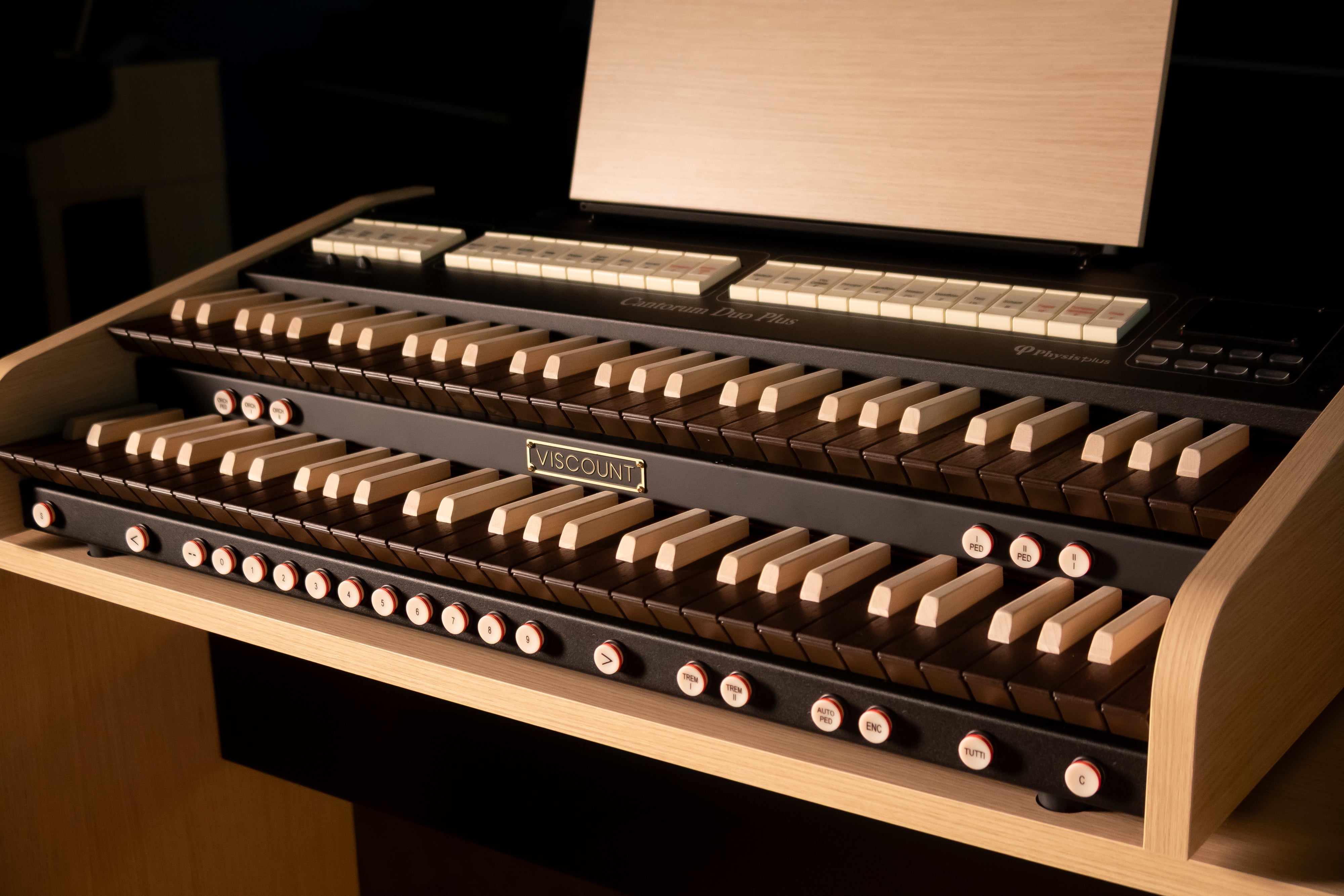 Viscount Cantorum Duo Plus Two Manual Portable Organ - Wood Keys W