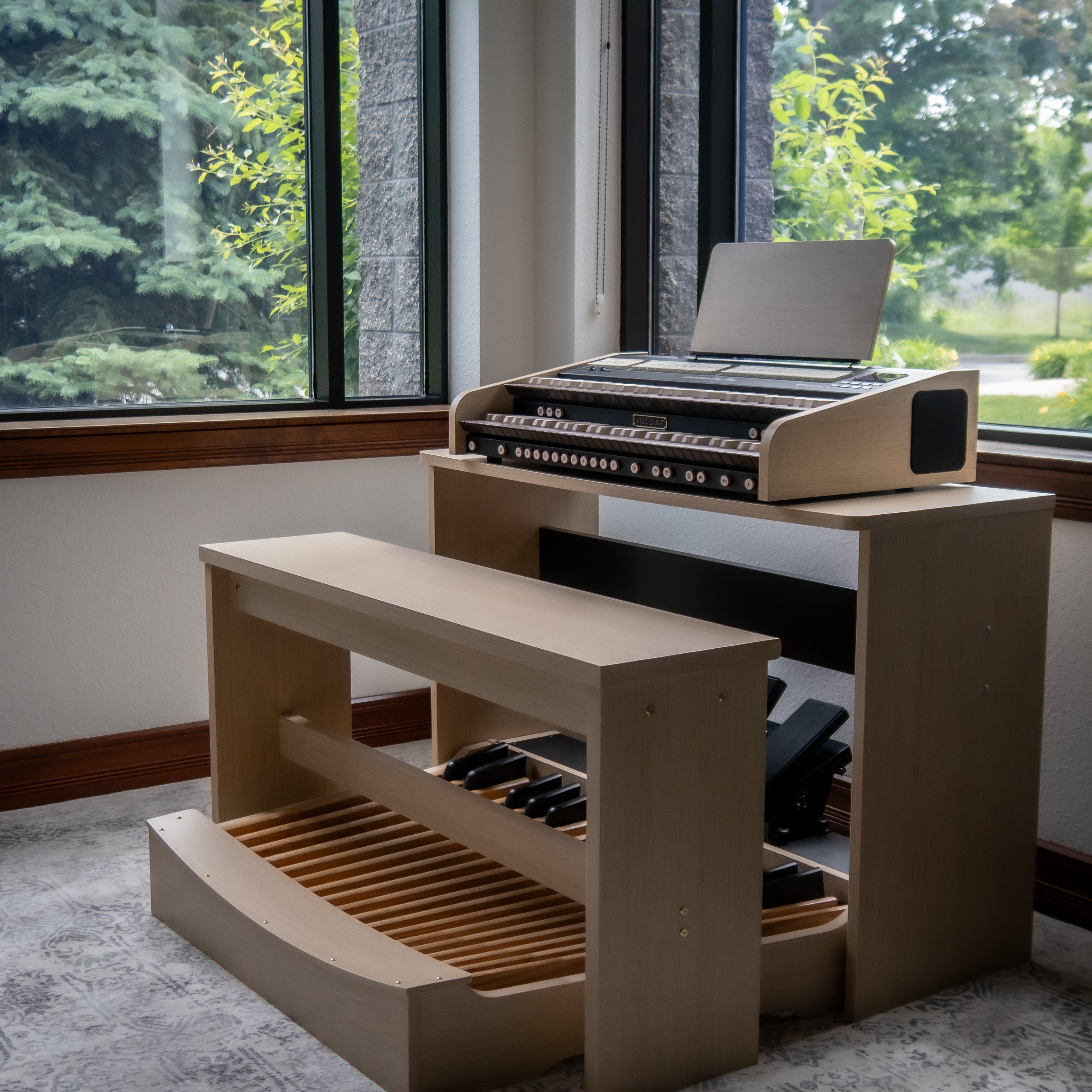 Viscount Cantorum Duo Plus Two Manual Portable Organ - Wood Keys W
