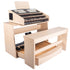 Viscount Cantorum Trio Plus Wood Keys 3 Manual Portable Organ WITH STAND, PEDALS, AND BENCH