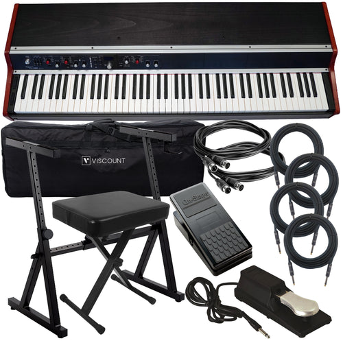 Viscount Legend '70s MKII Artist-W 88-key Modular Stage Piano STAGE ESSENTIALS BUNDLE