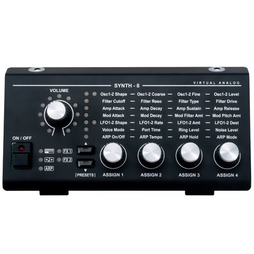 Viscount Legend '70s Synth-8 Virtual Analog Sound Module top view