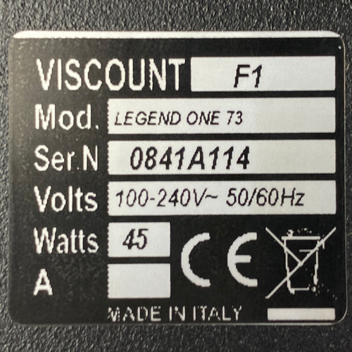 Viscount Legend One 73 Stage Keyboard (Demo)