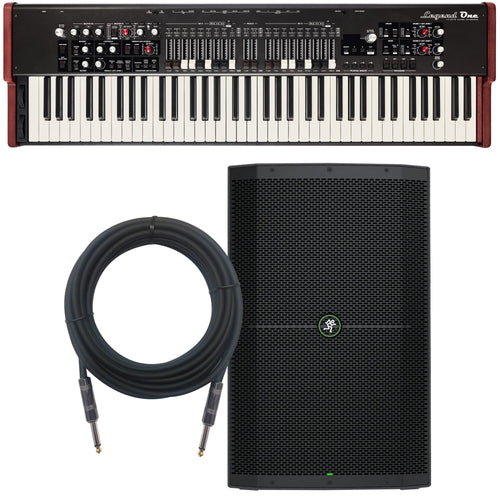 Collage of everything included in the Viscount Legend One 73 MONITOR KIT