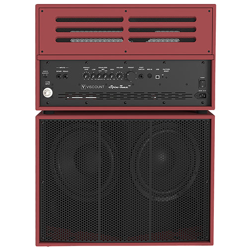 Viscount Legend Spin-Tone 700 Rotary Keyboard Amplifier - Red Walnut - Front View