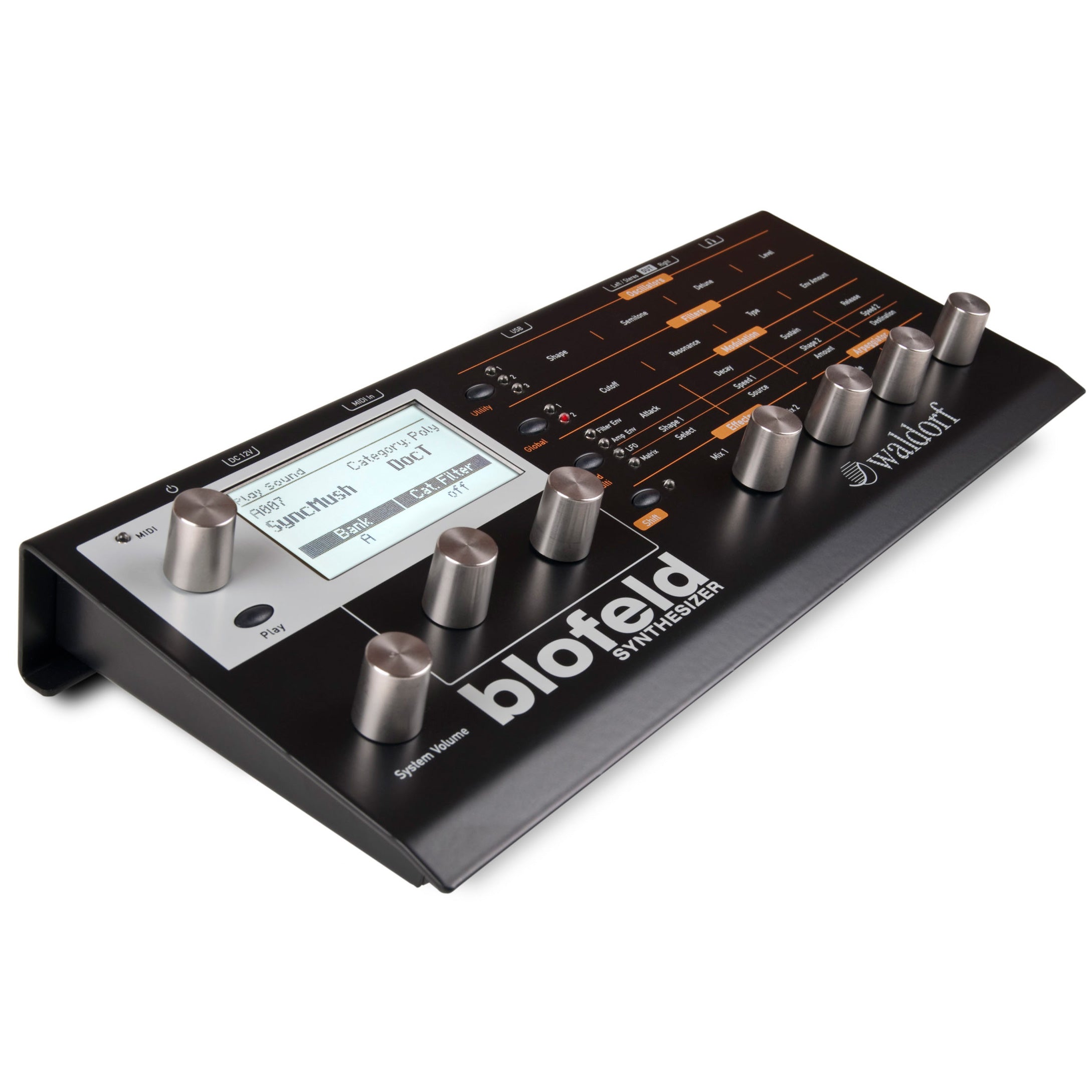 Waldorf Blofeld Desktop Synthesizer Module - Black / Shadow Edition