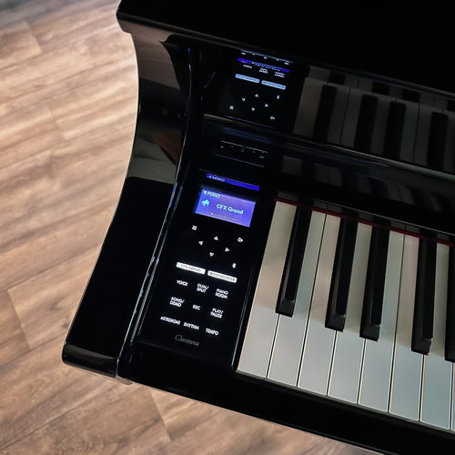 Yamaha Clavinova CLP-795GP Digital Piano - Polished Ebony - control screen