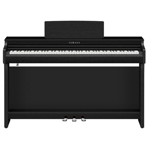 Front view of the Yamaha Clavinova CLP-825 Digital Piano - Matte Black