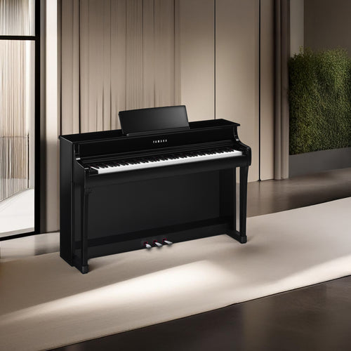 Yamaha Clavinova CLP-835 Digital Piano - Polished Ebony, View 1