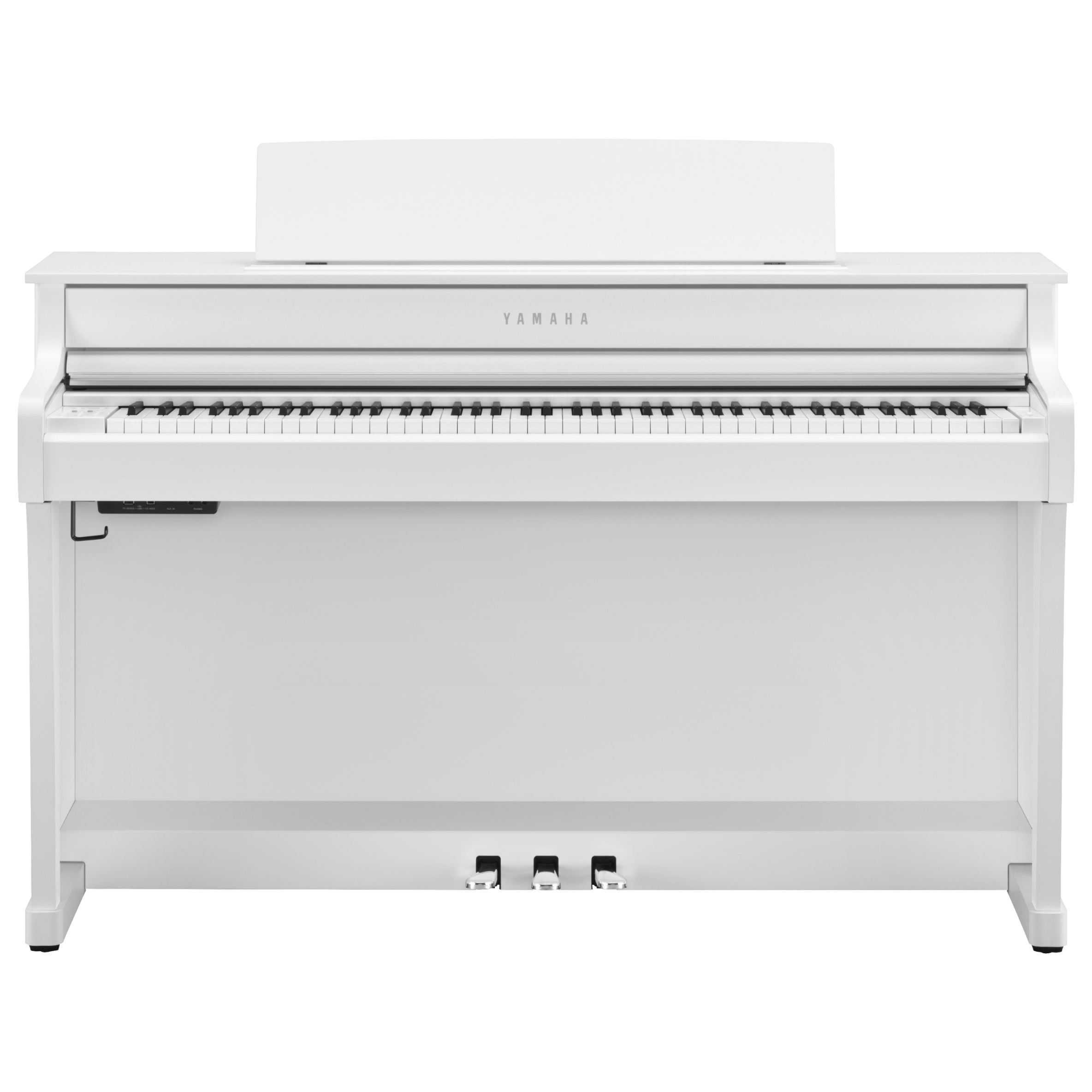 Yamaha Clavinova CLP-845 Digital Piano - Matte White, View 2