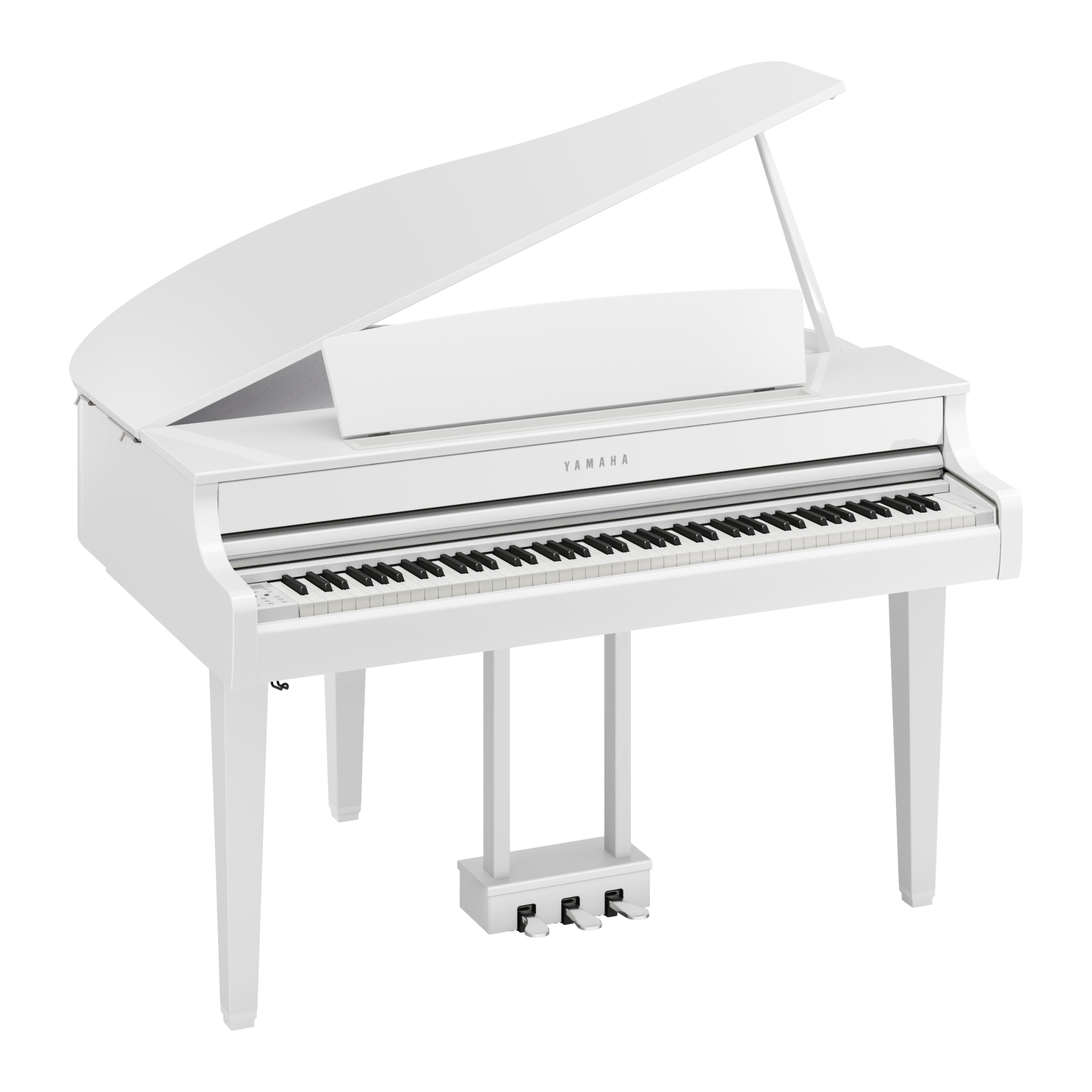 Yamaha Clavinova CLP-865GP Digital Piano - Polished White - View 22