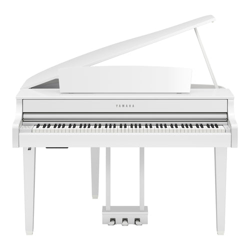 Yamaha Clavinova CLP-865GP Digital Piano - Polished White - View 2