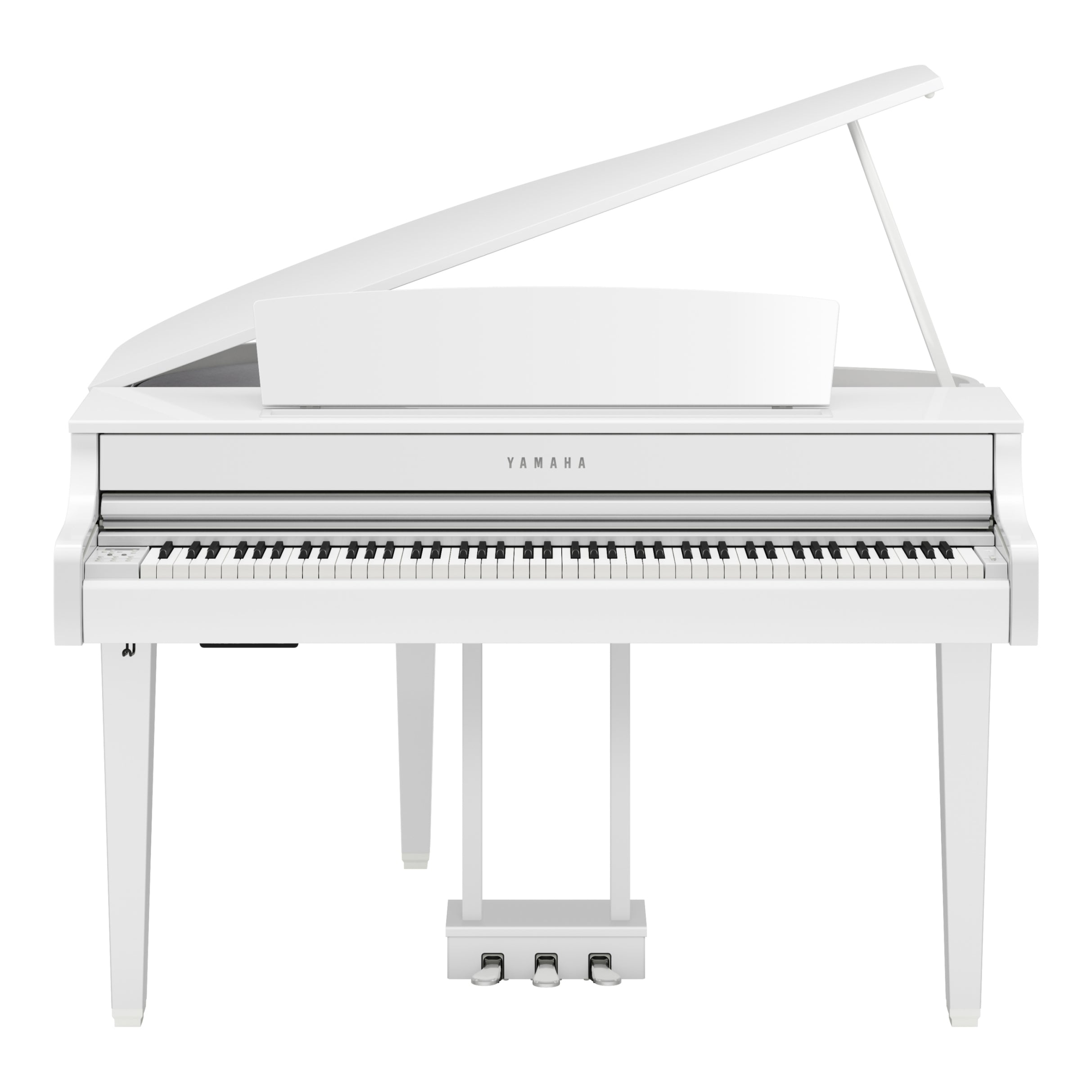 Yamaha Clavinova CLP-865GP Digital Piano - Polished White - View 2
