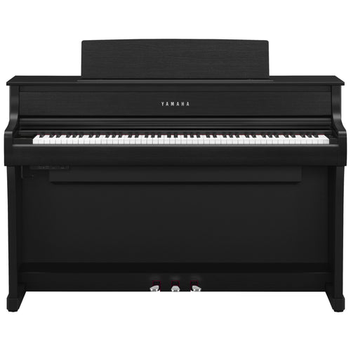 Yamaha Clavinova CLP-875 Digital Pianos - Matte Black, View 2