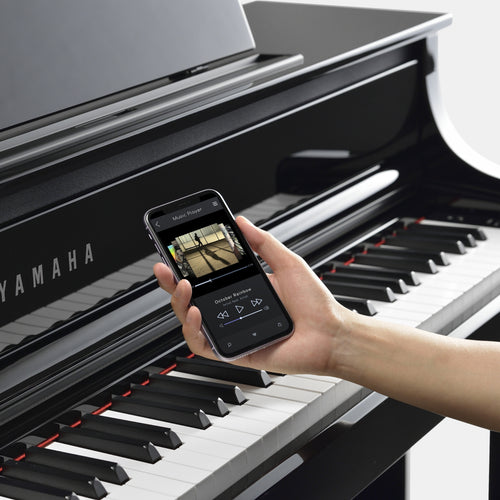 Yamaha Clavinova CLP-875 Digital Pianos - Polished Ebony, View 10