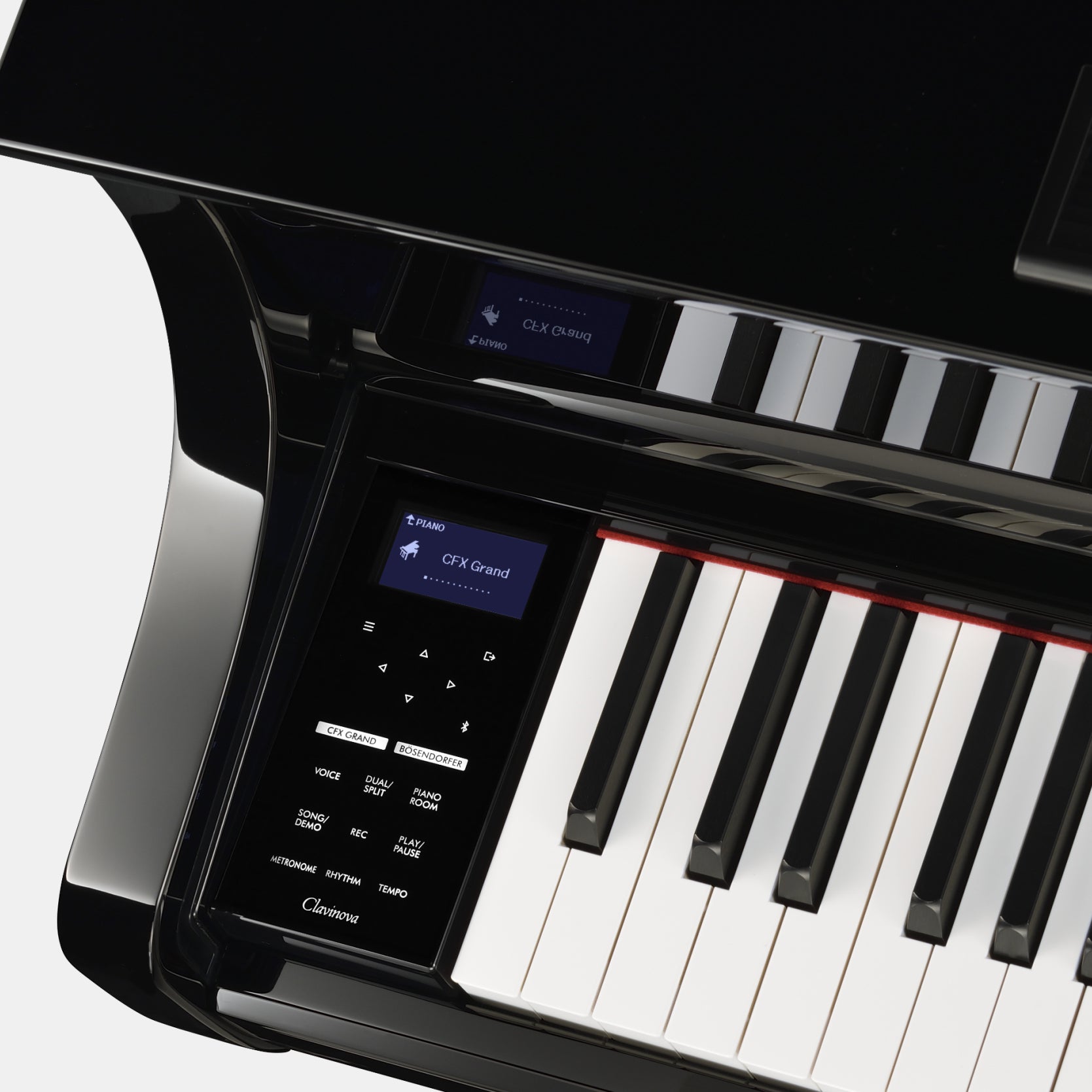 Yamaha Clavinova CLP-875 Digital Pianos - Polished Ebony, View 4