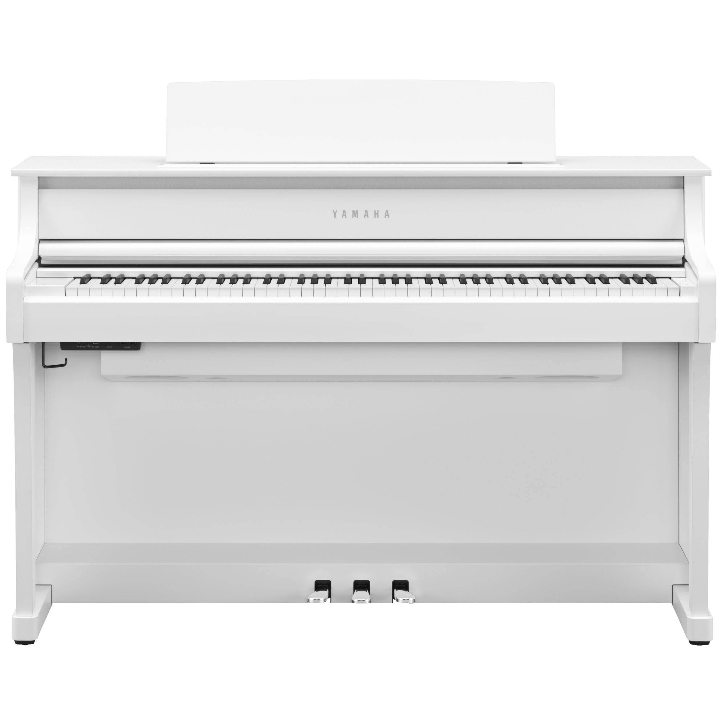 Yamaha Clavinova CLP-875 Digital Pianos - Matte White, view 2