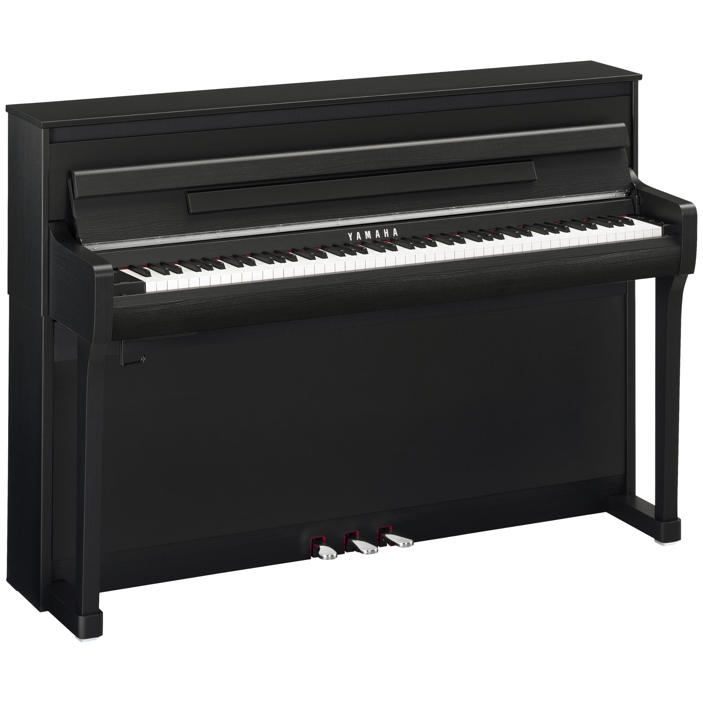Angle view of the Yamaha Clavinova CLP-885 Digital Piano - Matte Black