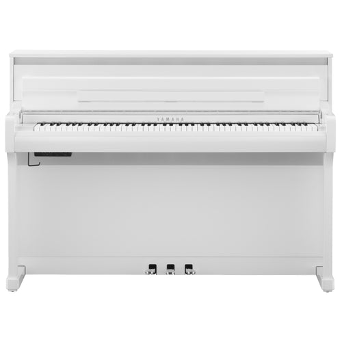Yamaha Clavinova CLP-885 Digital Piano - Polished White, View 1