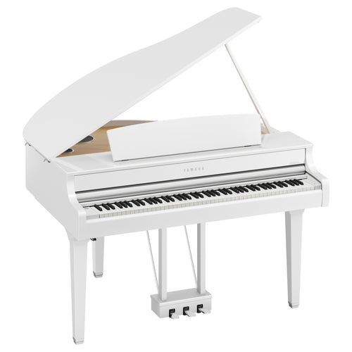 Yamaha Clavinova CLP-895GP Digital Piano - Polished White, View 3